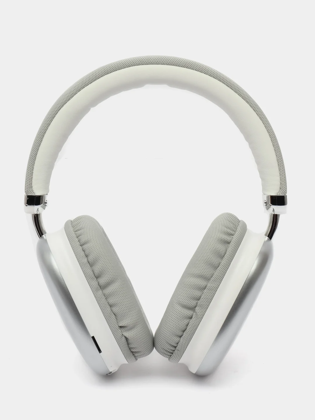 Серебряный беспроводные накладные наушники, Hoco W35 большие, Bluetooth, AUX, с микрофоном