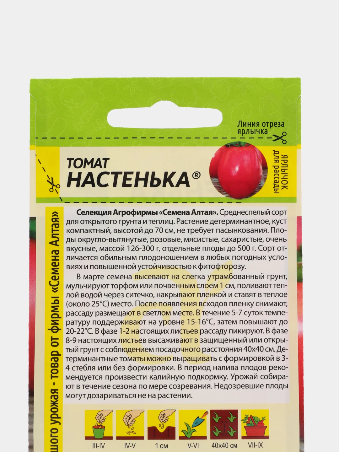 Томат Настенька