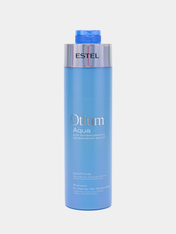 Бессульфатный шампунь Estel для интенсивного увлажнения Otium Aqua, 1000 мл