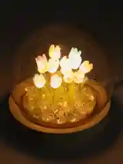 Разноцветный ночник светодиодный с тюльпанами ( USB кабель)