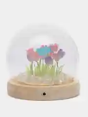 Разноцветный ночник светодиодный с тюльпанами ( USB кабель)