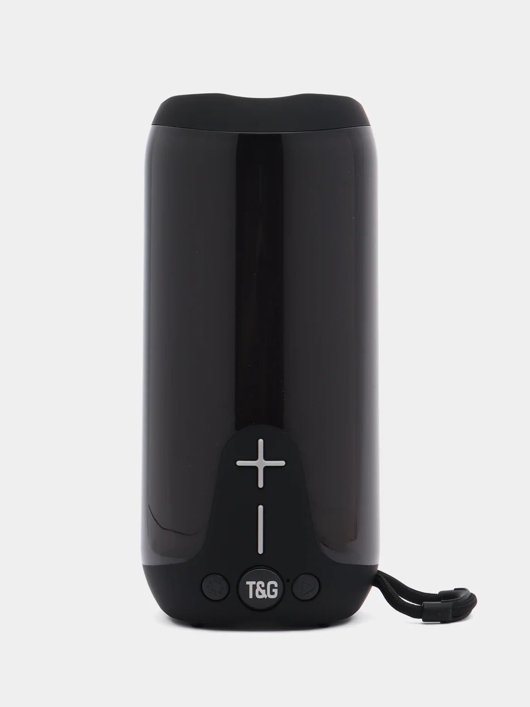 Черный портативная беспроводная Bluetooth-колонка TG 651, с радио и светомузыкой