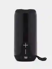 Черный портативная беспроводная Bluetooth-колонка TG 651, с радио и светомузыкой