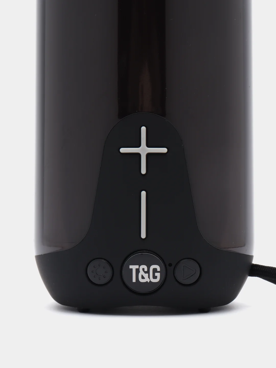 Черный портативная беспроводная Bluetooth-колонка TG 651, с радио и светомузыкой