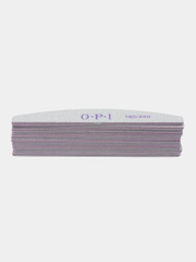 Пилка OPI для ногтей, лодка, прямая на деревянной основе, 100/180 и 180/240