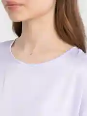 Лавандовый комплект: футболка и брюки, костюм женский, шелк Evellady