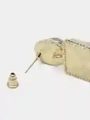 Серьги Old money асимметричные Labret, синие белые перламутровые