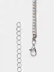 Сиреневый цепочка с сердцем Labret, многослойная со стразами в корейском стиле Харадзюку