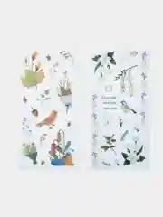 Вишнёвый наклейки стикеры 6 листов, для творчества, скрапбукинга, ежедневника, природа, животные