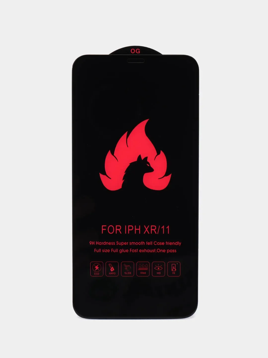 Черный защитное стекло для iPhone 15/14/13/12/11/Pro/Max/Mini/Plus/X/XR/XS