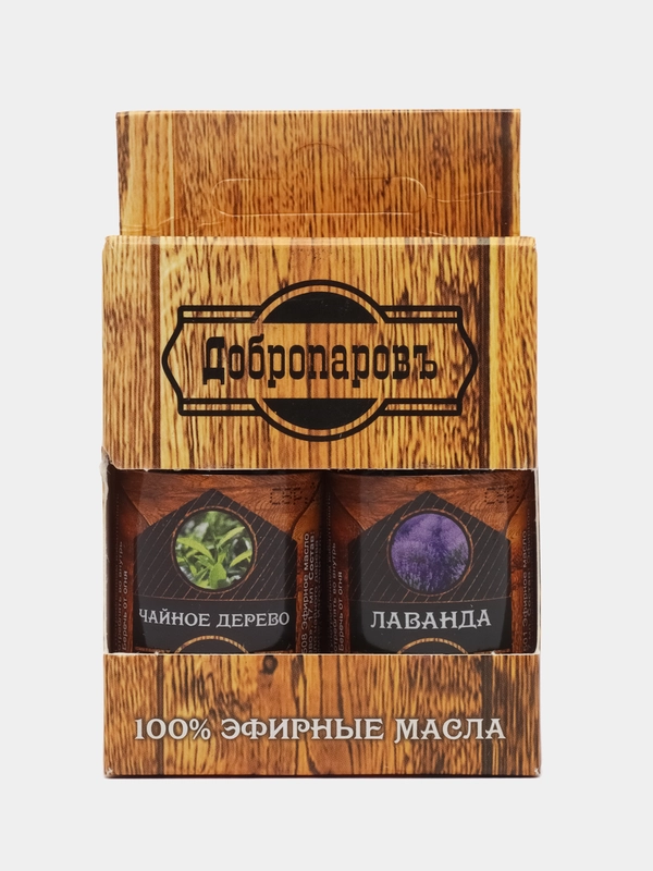 Набор эфирных масел 2 шт "Лаванда, Чайное дерево" 17 мл