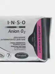 Кораллово-розовый прокладки женские дневные INSO Anion O2 Normal с анионовым слоем большая упаковка