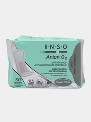 Прокладки ежедневные женские ультратонкие INSO Anion O2, большая упаковка 30 шт, 60 шт