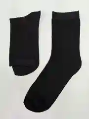 Черный носки женские натуральный хлопок однотонные
