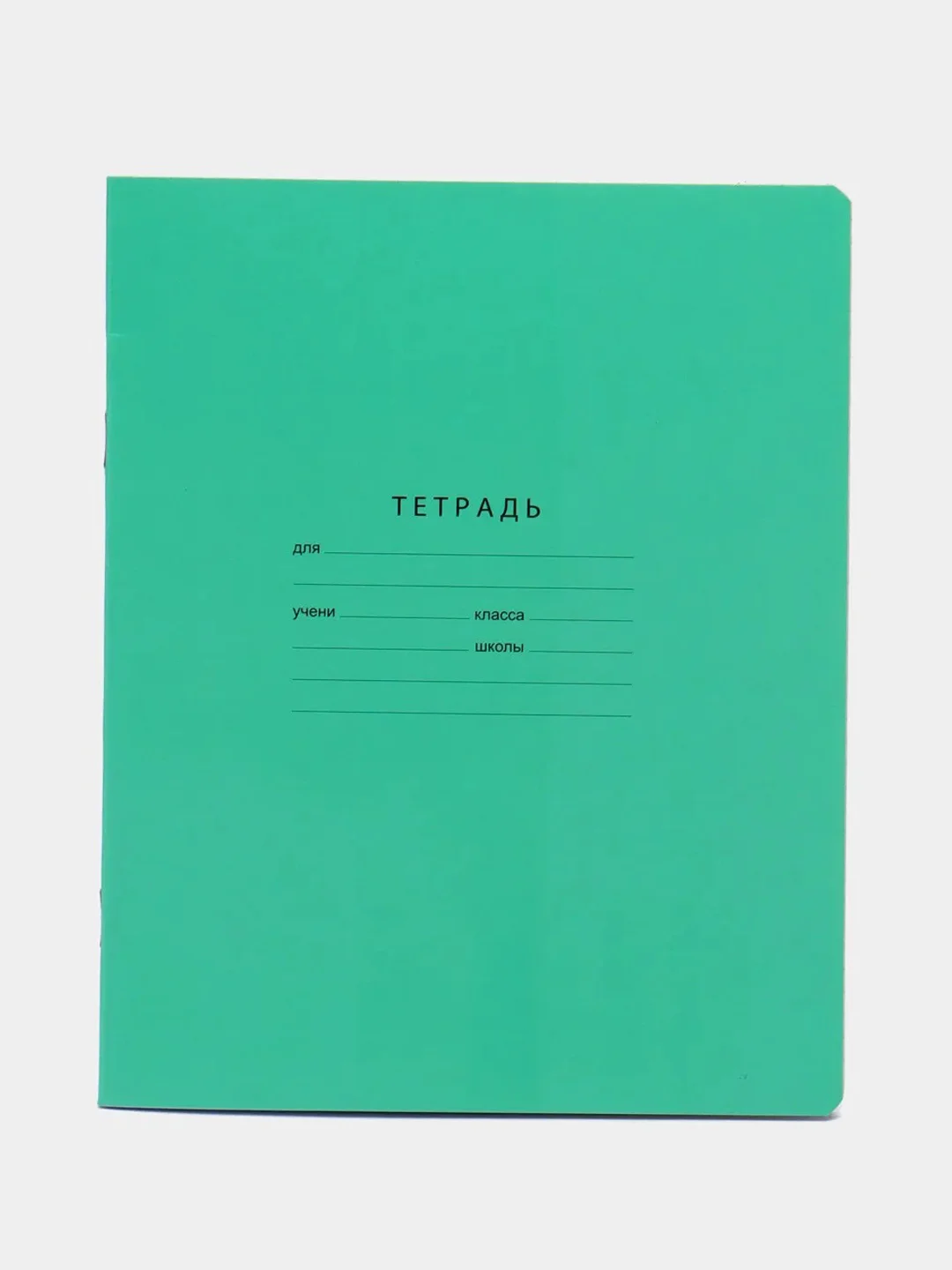 Бирюзовый тетрадь 18/24л., клетка "Отличная", 70г/м2