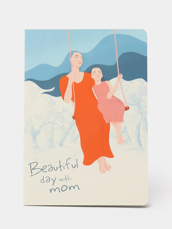 Тетрадь в клетку "Beautiful day", 147 х 210 мм, 40 л, сшивка, 70 г/м, BRAUBERG