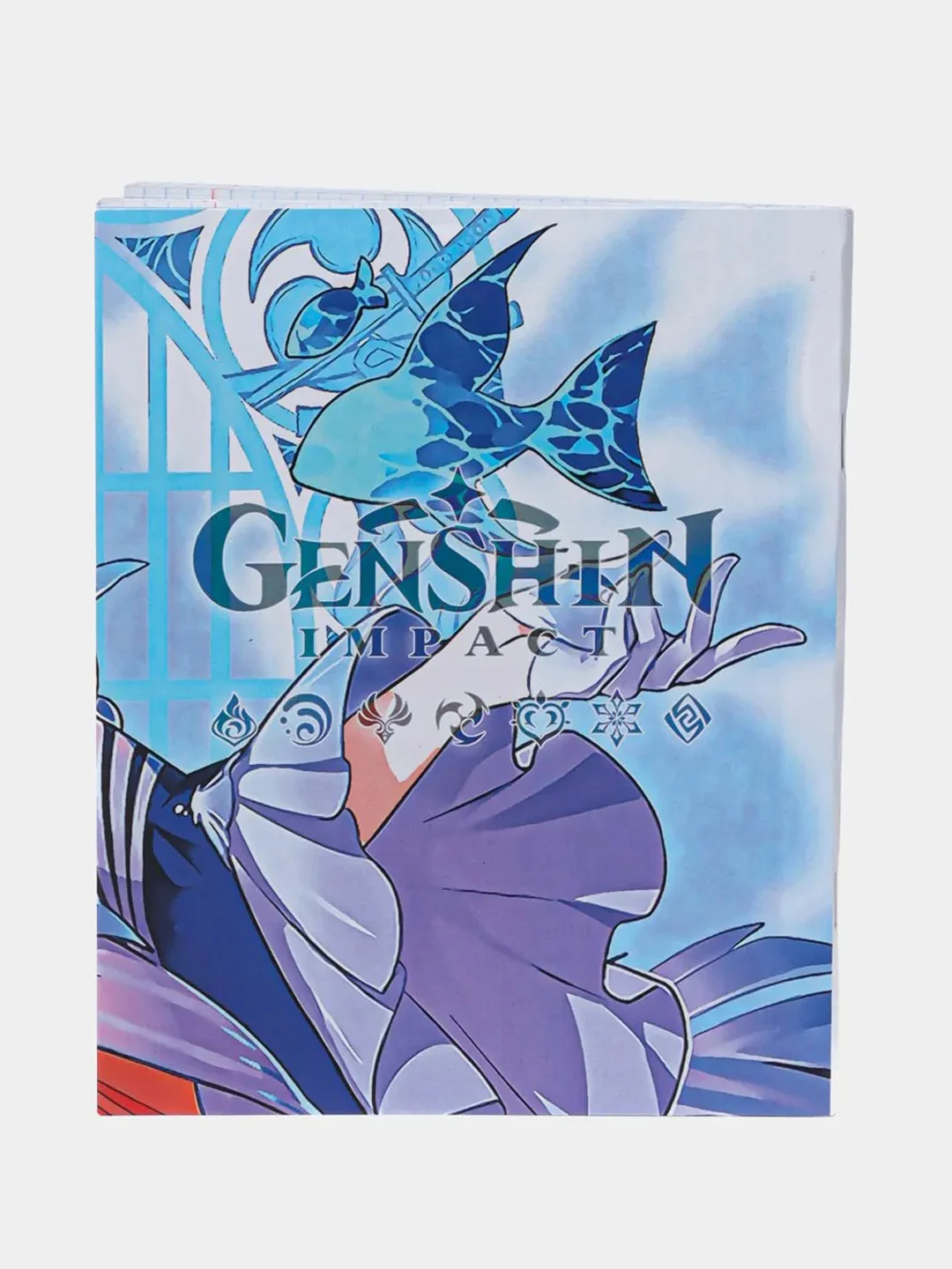 Индиго тетрадь Genshin Impact, 48 листов