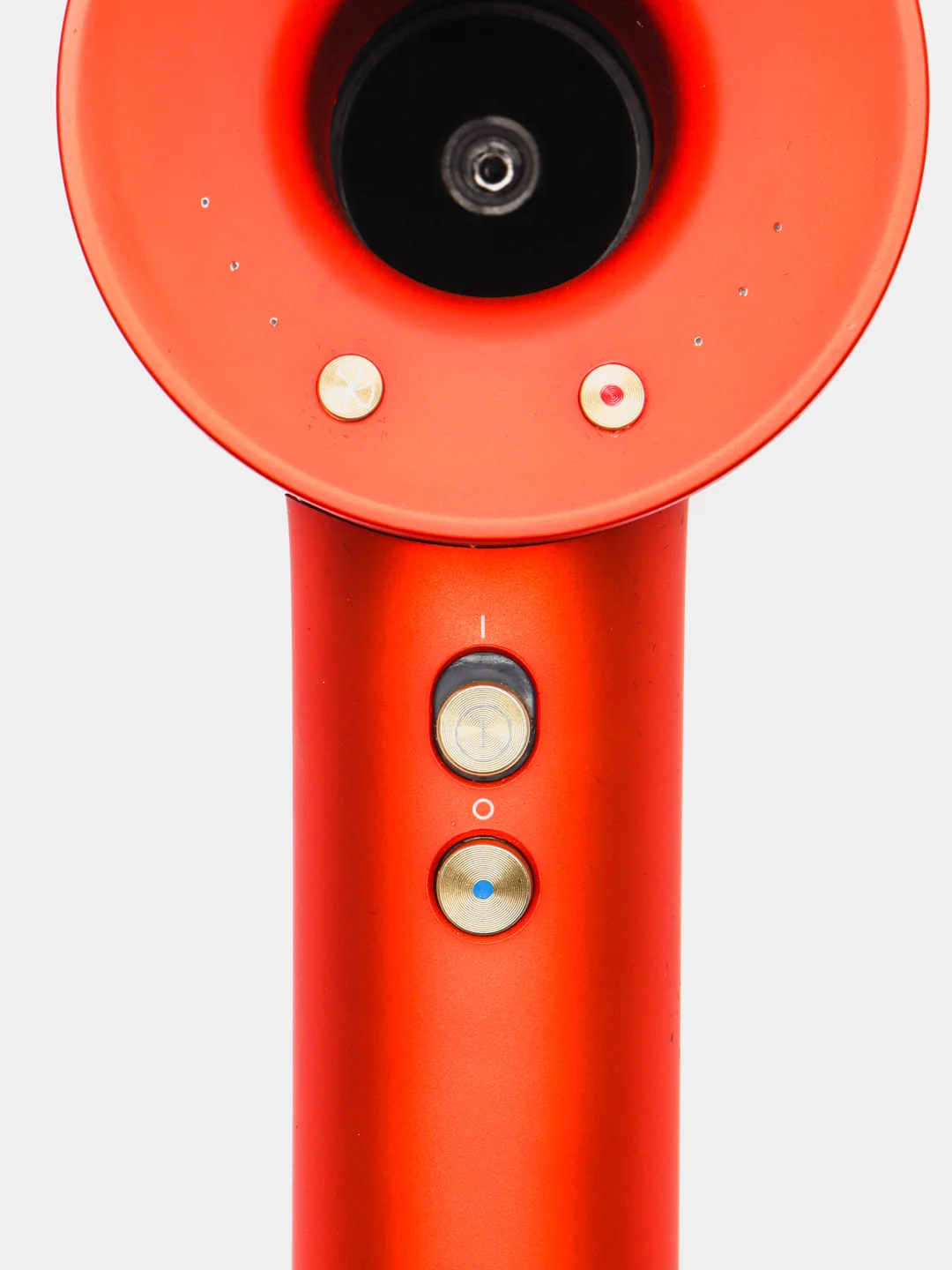 Фен Supersonic HD15 (Topaz Orange) с кожаным кейсом, вилка российская Premium