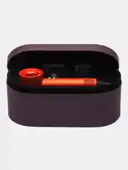 Фен Supersonic HD15 (Topaz Orange) с кожаным кейсом, вилка российская Premium