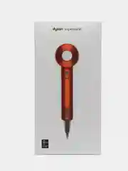 Фен Supersonic HD15 (Topaz Orange) с кожаным кейсом, вилка российская Premium
