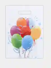 Белый пакет подарочный плотный, 30 х 40 см, фасовка: 3шт, 5шт, 10шт, 8 марта, день рождение