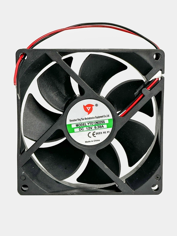 Вентилятор DC, 12V, 0,30А, 92 х 92 х 25 мм