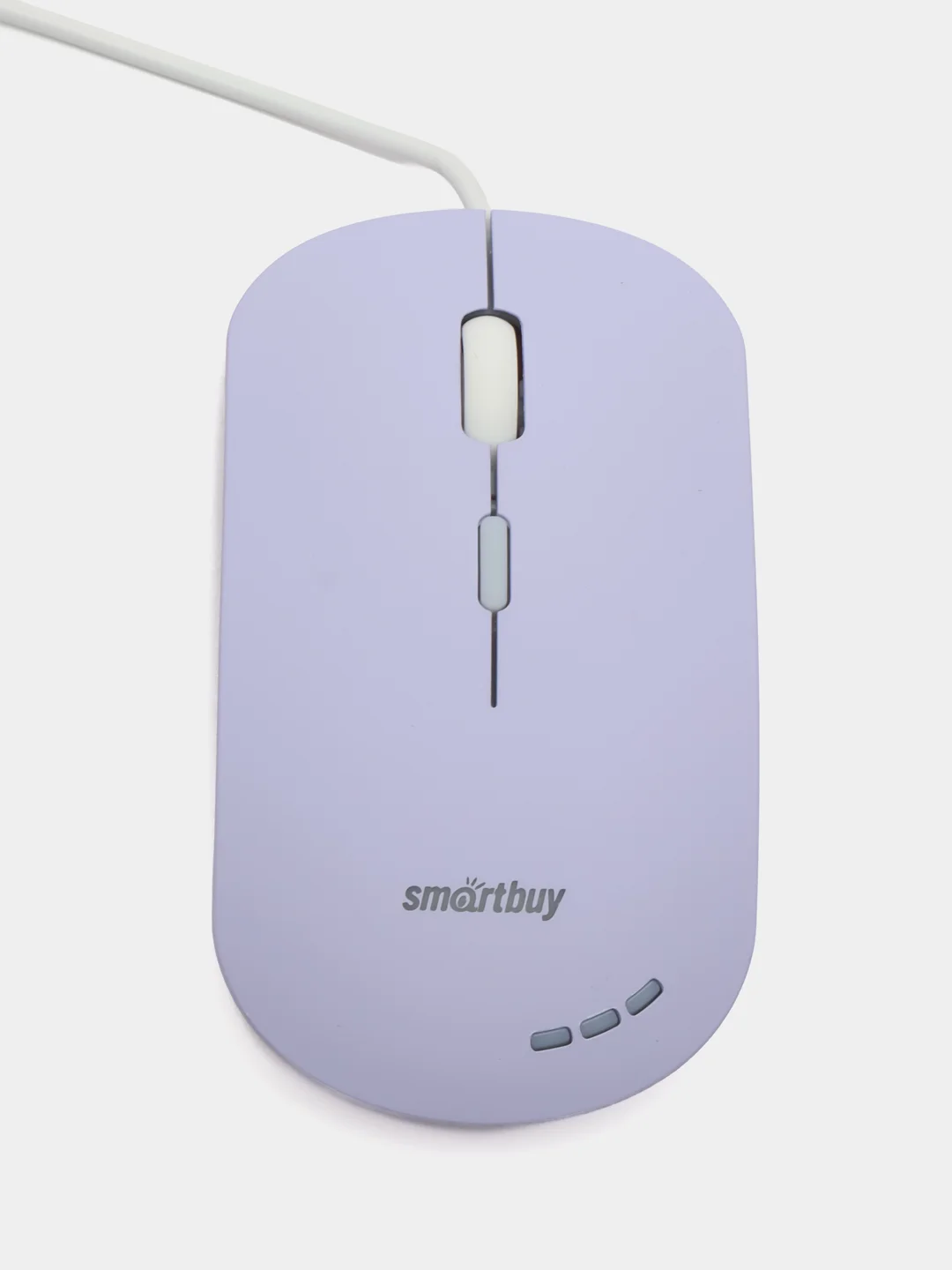 Сиреневый бесшумная проводная мышь с подсветкой Smartbuy SBM-288