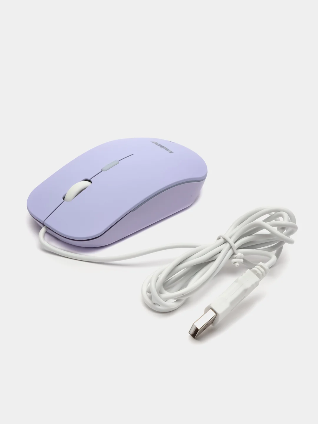 Серый бесшумная проводная мышь с подсветкой Smartbuy SBM-288