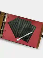 Коричневый фотоальбом большой а4