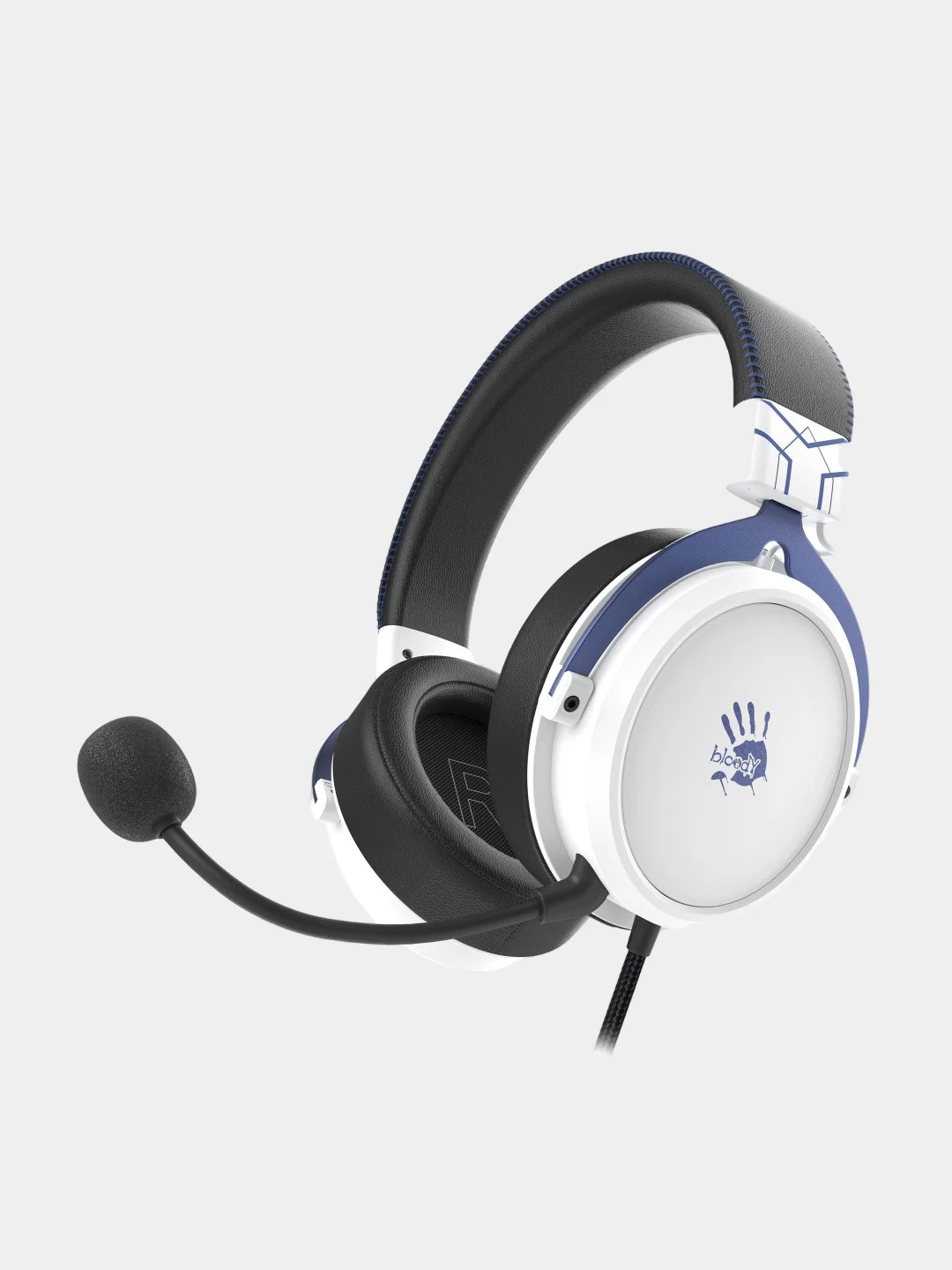Синий наушники игровые компьютерные A4Tech Bloody G500, G521, M590i