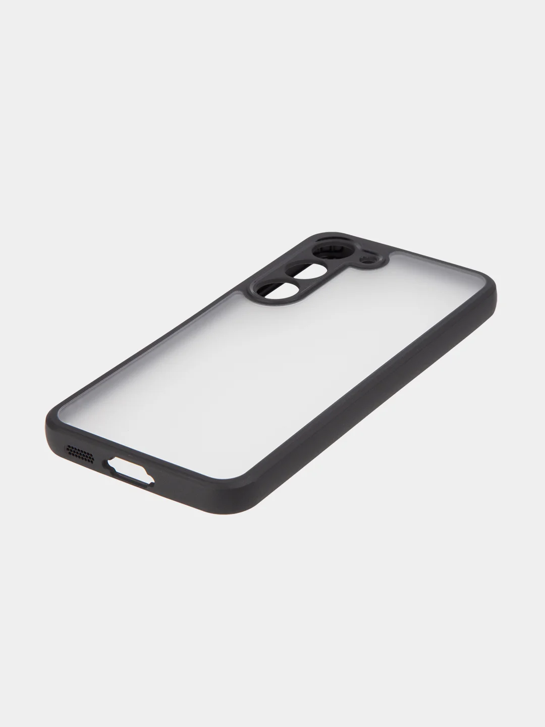 Белый чехол для Samsung Galaxy S24 S24 Plus S23 S23+ S23 Ultra BROSCORP пластиковый с силиконом