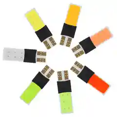 Желтый лампа габаритов (габаритная) светодиодная T10 W5W 12 V, LED 1 SMD, без цоколя, W2.1x9.5d