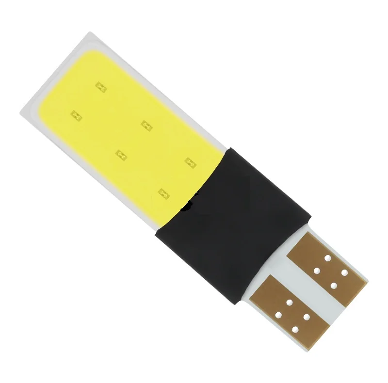 Желтый лампа габаритов (габаритная) светодиодная T10 W5W 12 V, LED 1 SMD, без цоколя, W2.1x9.5d