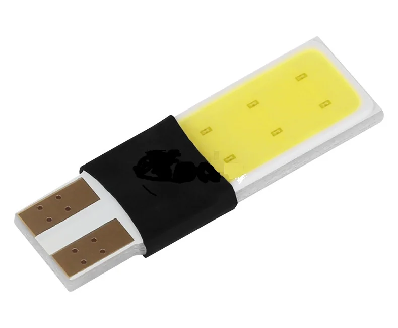 Желтый лампа габаритов (габаритная) светодиодная T10 W5W 12 V, LED 1 SMD, без цоколя, W2.1x9.5d