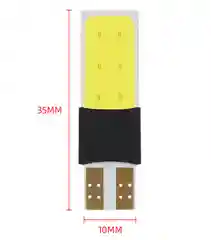 Желтый лампа габаритов (габаритная) светодиодная T10 W5W 12 V, LED 1 SMD, без цоколя, W2.1x9.5d