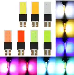 Желтый лампа габаритов (габаритная) светодиодная T10 W5W 12 V, LED 1 SMD, без цоколя, W2.1x9.5d
