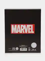 Тетрадь 24 листа, клетка, "Marvel", 5 видов, Мстители