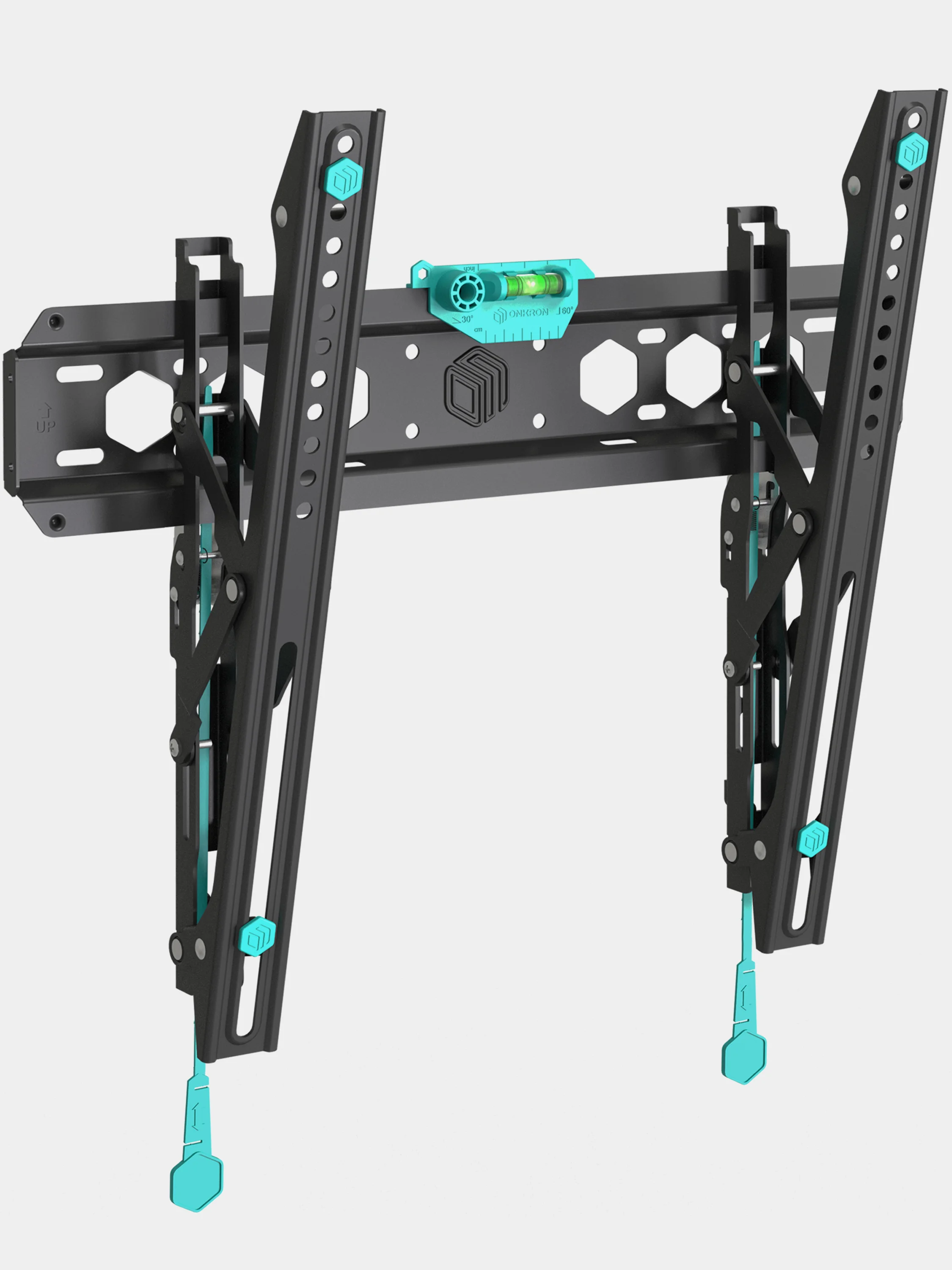 Черный кронштейн для телевизора 32"-70" ONKRON TM5, наклонный, до 60 кг, черный