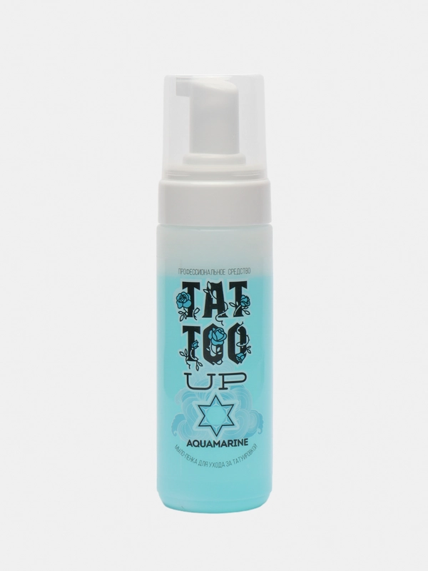 Пенка для тату и татуажа Aquamarine Tattoo UP