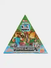 Настольная игра для детей по мотивам Майнкрафт 3в1 Умные игры