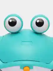 Бирюзовый убегающий крабик, развивающая игрушка