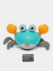 Бирюзовый убегающий крабик, развивающая игрушка