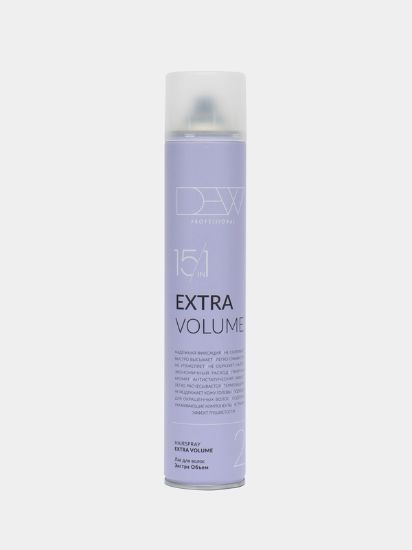 Лак 15 в 1 Экстра обьем DEW PROFESSIONAL, 500 мл