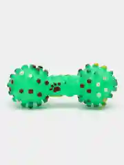 Зеленый резиновая игрушка "Косточка", для домашних животных, пищащая