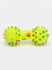 Лайм резиновая игрушка "Косточка", для домашних животных, пищащая