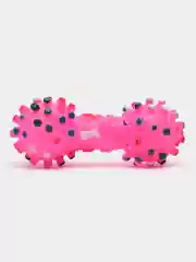 Розовый резиновая игрушка "Косточка", для домашних животных, пищащая