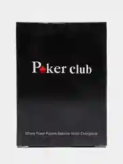 Красный пластиковые игральные карты "Poker club"