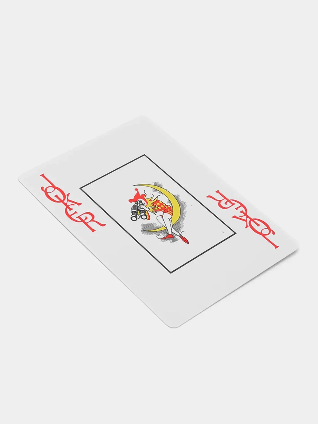 Красный пластиковые игральные карты "Poker club"