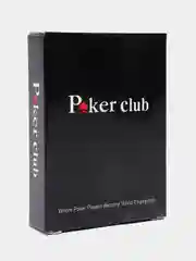 Красный пластиковые игральные карты "Poker club"