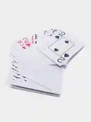 Синий пластиковые игральные карты "Poker club"